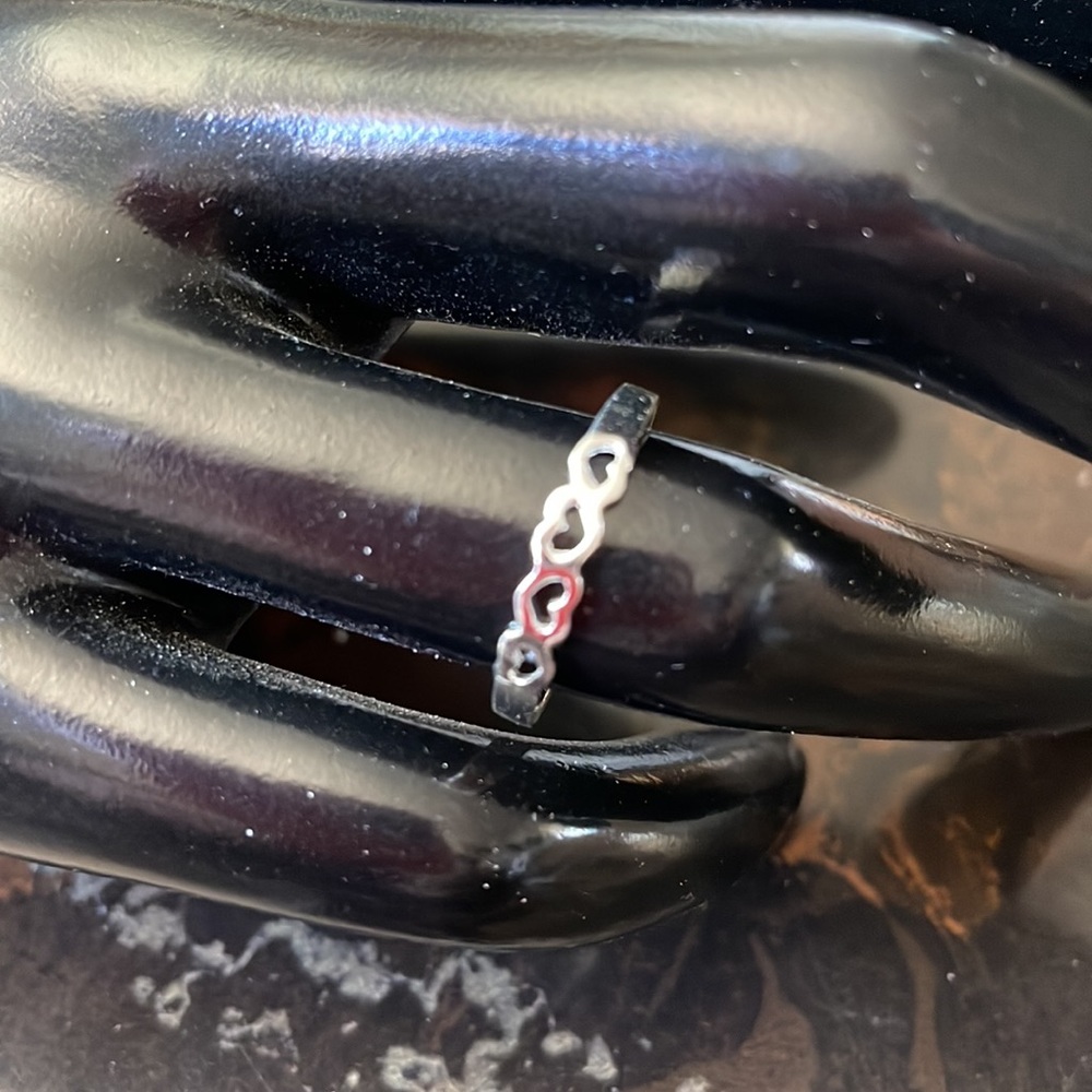 🎃 Hearts ♥️ silver ring